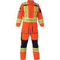 Ripstop Coveralls, Small, High Visibility Orange Par Equipment