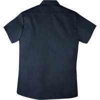 Chemise de travail &agrave; manches courtes en tissu crois&eacute;, Hommes, 4T-Grand, Bleu marine Par Equipment