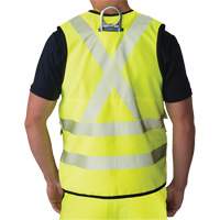 Ripstop Surveyor's Vest, High Visibility Lime-Yellow, Small, Polyester Par Equipment