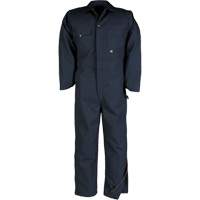 Deluxe Coveralls with Zipper, Men's, Navy Blue, Size 36 Par Equipment