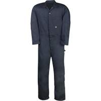 Twill Unlined Coveralls, Men's, Navy Blue, Size 36 Par Equipment