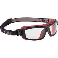 Ultim8 Safety Goggles, Clear Tint, Anti-Fog/Anti-Scratch, Fabric Band SGO576 | Par Equipment