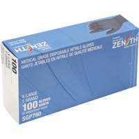 Puncture-Resistant Medical-Grade Disposable Gloves, X-Large, Nitrile, 5-mil, Powder-Free, Black, Class 2 Par Equipment