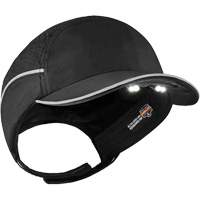 Skullerz<sup>®</sup> 8965 Lightweight Bump Cap Hat with LED Lighting, Black SGQ316 | Par Equipment
