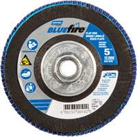 BlueFire&reg; Flap Disc, 5" x 5/8"-11, Type 29, 80 Grit, Zirconia Alumina Par Equipment