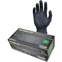 Sentron 6 Disposable Examination Gloves, Small, Nitrile, 6-mil, Powder-Free, Black, Class 2 Par Equipment