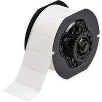 B33 Series Printer Labels, Paper, 2" L x 1" H, White Par Equipment