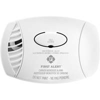 Carbon Monoxide Sensor with Battery Backup Par Equipment