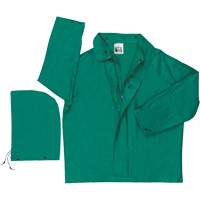 Imperm&eacute;able avec limite dinflammabilit&eacute; Dominator, Polyester/PVC, Grand, Vert Par Equipment