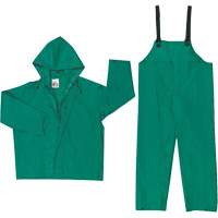 Dominator Limited Flammability Rain Suit, Large, Green SGS953 | Par Equipment