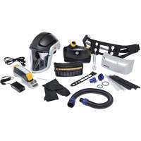 Trousse de respirateur d&eacute;puration dair propuls&eacute; pour lindustrie lourde Versaflo, Capuchon & visi&egrave;re, Pile Lithium-ion Par Equipment