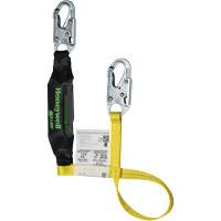 Miller&reg; HP Shock-Absorbing Lanyard, 4', Locking Snap Hook Center, Locking Snap Hook Leg Ends, Polyester Par Equipment