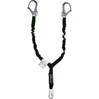 Miller&reg; Arc-Rated Shock-Absorbing Lanyard, 6', Locking Snap Hook Center, Locking Snap Hook Leg Ends, Kevlar&reg; Par Equipment