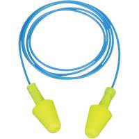 Bouchons d'oreilles &agrave; ajustement souple E-A-R, Vrac - Sac en poly, Avec cordon Par Equipment