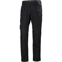 Pantalons d'entretien Oxford, Poly-coton, Noir, Taille 30, Entrejambe 30 SGU533 | Par Equipment