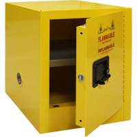 Flammable Storage Cabinet, 4 gal., 1 Door, 17" W x 22" H x 18" D SGU584 | Par Equipment