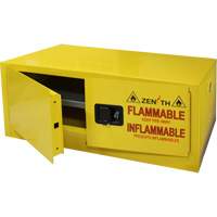 Flammable Storage Cabinet, 12 gal., 2 Door, 43" W x 18" H x 18" D Par Equipment