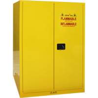 Flammable Storage Cabinet, 90 Gal., 2 Door, 43" W x 66" H x 34" D SGU586 | Par Equipment