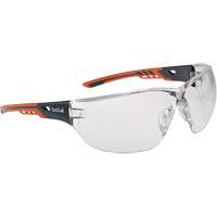 NESS+ Sporty Look Safety Glasses, Clear Lens, Anti-Fog/Anti-Scratch Coating, ANSI Z87+ SGU730 | Par Equipment