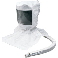 Replacement Tyvek<sup>®</sup> Maintenance Free Hood Assembly with Suspension, Universal, Soft Top, Single Shroud SGU785 | Par Equipment