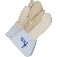 One-Finger Leather Mitts, Grain Cowhide, Size 9 SGV059 | Par Equipment