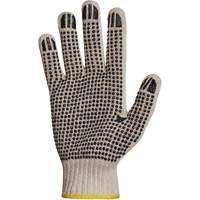 Sure Grip&reg; PVC Dotted String Knit Glove, Poly/Cotton, Single Sided, 7 Gauge, X-Small Par Equipment