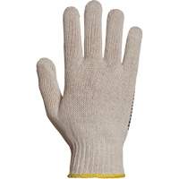 Sure Grip&reg; PVC Dotted String Knit Glove, Poly/Cotton, Single Sided, 7 Gauge, X-Small Par Equipment