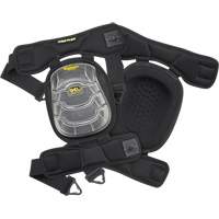 Gel-Tek Stabili-Cap Articulated Kneepads, Buckle Style, Plastic Caps, Gel Pads Par Equipment