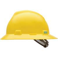 V-Gard&reg; Slotted Full-Brim Hardhat, Pinlock Suspension, Non-Vented Par Equipment