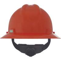 V-Gard&reg; Slotted Full-Brim Hardhat, Meets CSA Type 1, Ratchet Suspension, Non-Vented Par Equipment