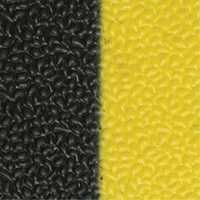Airsoft™ Anti-Fatigue Mat, Pebbled, 3' x 5' x 3/8", Black/Yellow, PVC Sponge SGV445 | Par Equipment