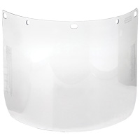 Dynamic Formed Faceshield, Copolyester/PETG, Clear Tint Par Equipment