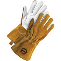 Gants de soudage &agrave; l'arc TIG, Cuir fleur de ch&egrave;vre, Taille T-Grand Par Equipment