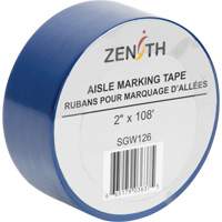 Aisle Marking Tape, 2" x 108', PVC, Blue Par Equipment