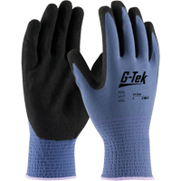 G-Tek&reg; GP Coated Gloves, Small, Nitrile Coating, 13 Gauge, Nylon Shell Par Equipment