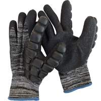 Gants antichocs enduits pour le martelage, 8/Moyen, Paume en Synth&eacute;tique, Poignet &eacute;lastique Par Equipment