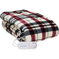 Linen Plaid Electric Throw Blanket, Polyester SGX708 | Par Equipment