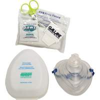 CPR Pocket Face Mask & Accessories Kit, Reusable Mask, Class 2 SGX725 | Par Equipment