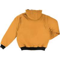 Blouson d'aviateur en toile lourde avec capuchon, Hommes, Moyen (grande taille), Brun Par Equipment