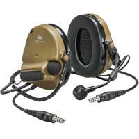 Casque VI NIB avec deux fils de sortie Peltor ComTac, Style Cordon cervical, 22 dB Par Equipment
