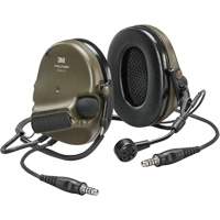 Casque VI NIB avec deux fils de sortie Peltor ComTac, Style Cordon cervical, 22 dB Par Equipment
