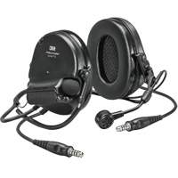Casque VI NIB avec deux fils de sortie Peltor ComTac, Style Cordon cervical, 22 dB Par Equipment