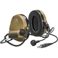 Casque VI NIB avec fils de sortie unique Peltor ComTac, Style Cordon cervical, 22 dB Par Equipment
