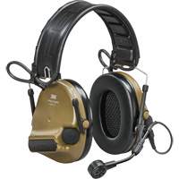 Casque VI NIB avec rail arc Peltor ComTac, Style Bandeau, 23 dB Par Equipment