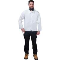 Disposable Shirt, Microporous, Small, White SGY255 | Par Equipment
