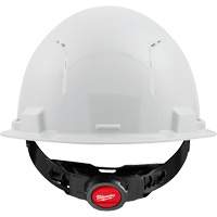 Casque de s&eacute;curit&eacute; &agrave; bordure avant, R&eacute;pond aux normes CSA type 1, Suspension Rochet, Ventil&eacute; Par Equipment