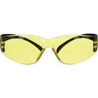 SecureFit 100 Series Safety Glasses, Amber Lens, Anti-Fog/Anti-Scratch, ANSI Z87+/Meets/Exceeds CSA Z94.3 Par Equipment