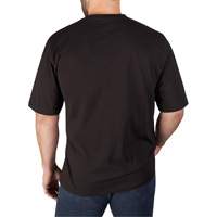 Heavy-Duty Pocket T-Shirt, Men's, Small, Black Par Equipment