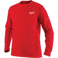 T-shirt &agrave; manches longues Workskin, Hommes, Petit, Rouge Par Equipment