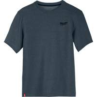 T-shirt de travail hybride, Hommes, Petit, Bleu Par Equipment